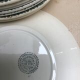 15 plates H.Boulanger et Cie Terre de fer Iéna