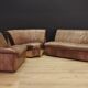 Corner sofa 60 70 vintage leather