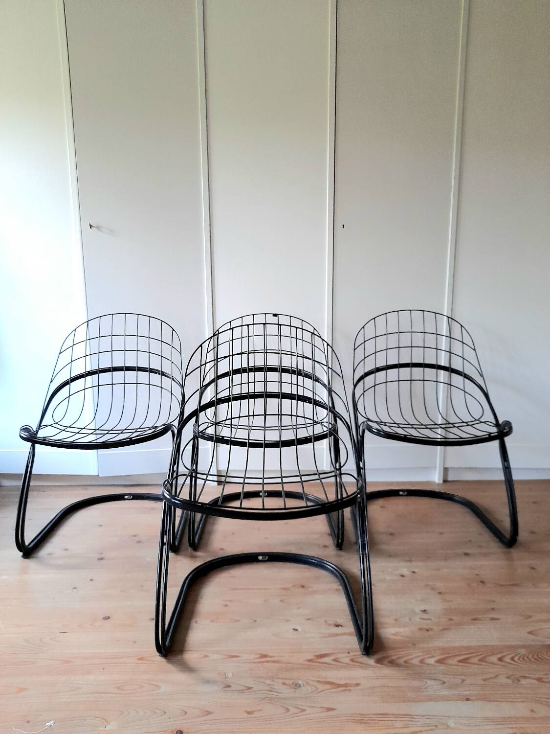 4 Sabrina chairs by Gastone Rinaldi for Thema