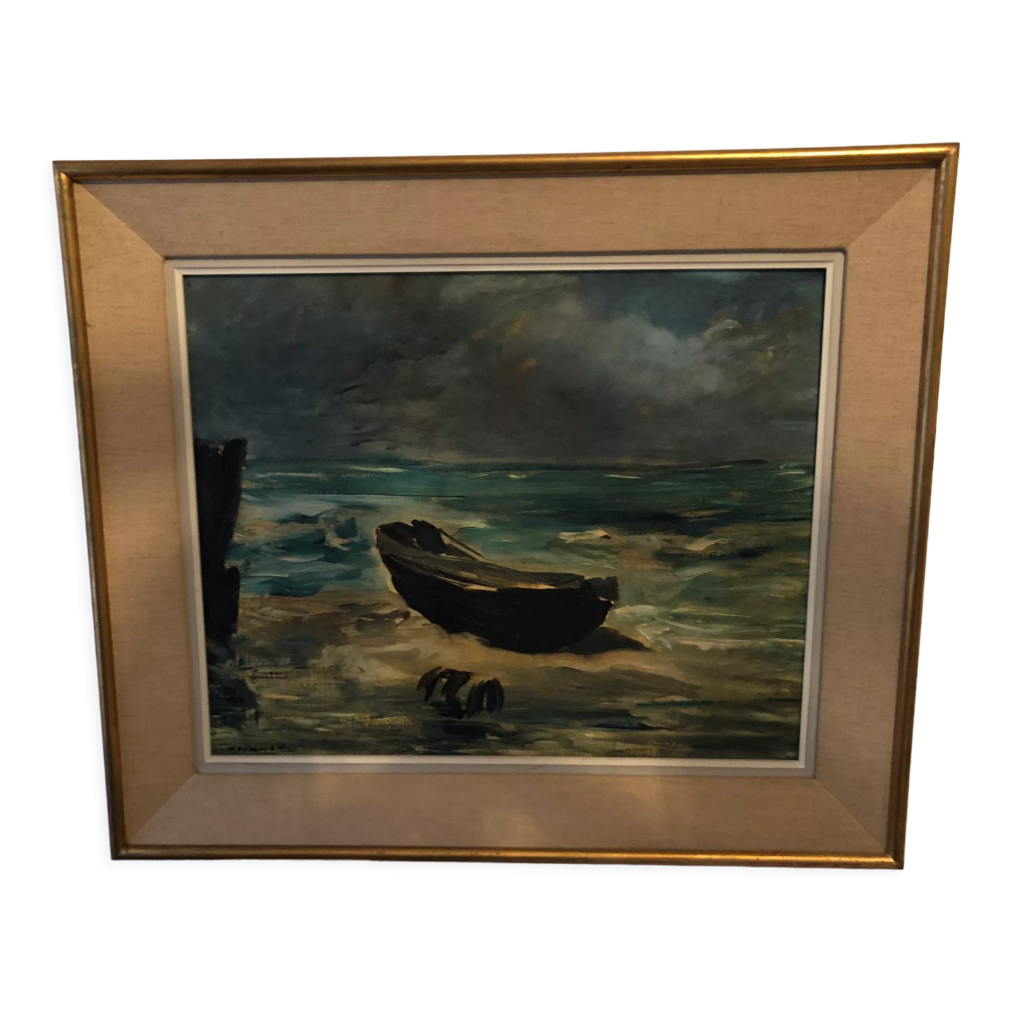 Tableau "Barque échouée"