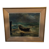 Tableau "Barque échouée"