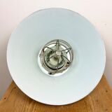 Grey Industrial Explosion Proof Lamp with Aluminium Shade from Zaos, 1970s