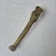 Antique brass sugar tongs