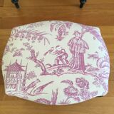 Ensemble chaise et repose pied style Louis XVI