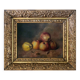 Tableau HST "Still Life with Apples and Quinces" signed D. Finelle 1911 + frame