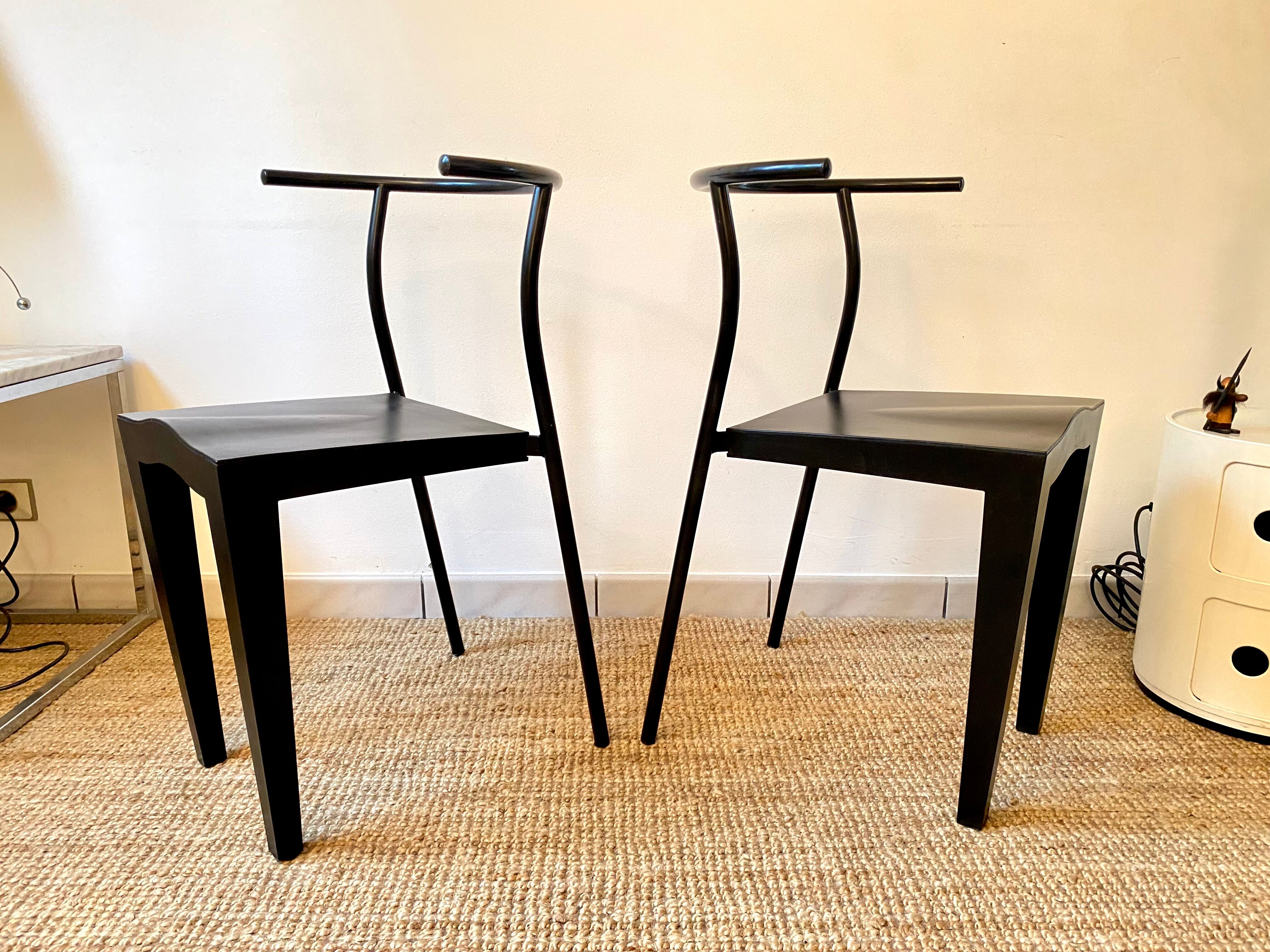 Chairs kartell dr Glob design Philippe Starck vintage 80s