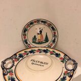 Vintage Quimper plates