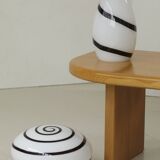 Glass lamp Swirl Zebra by Eglo vintage 80s/90s