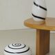 Glass lamp Swirl Zebra by Eglo vintage 80s/90s