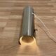 Large steel wall lamp Scandinavian design 1970.