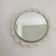 Vintage Lucite wall mirror with backlight , 1970’s , Germany