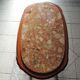Coffee table ovalewood and marble pink salmon