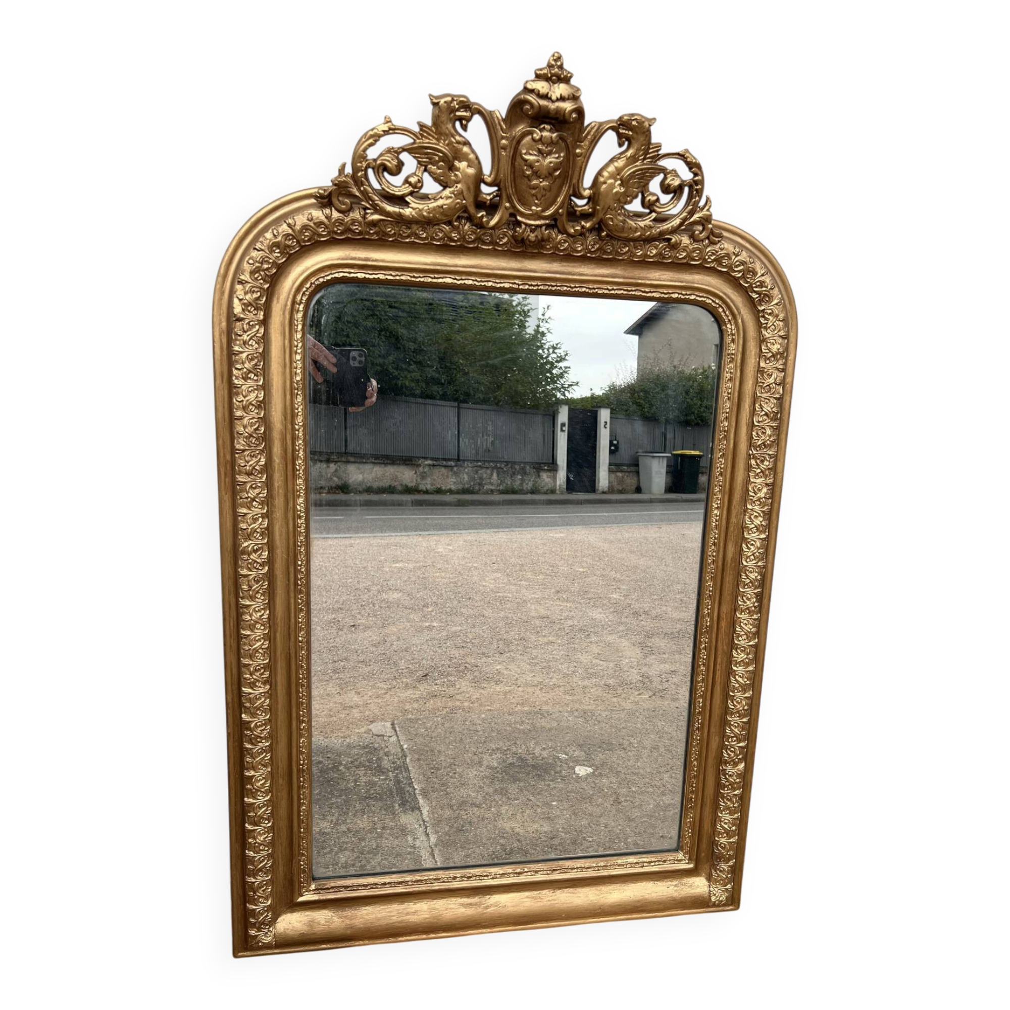 Louis Philippe gilded mirror