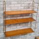 Vintage shelf 1950 in stained wood