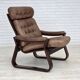 1970s, Danish design by Georg Thams, lounge chair, furniture leather.