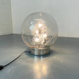 Vintage space age sputnik globe table floor lamp from doria leuchten, 1970s