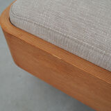 Oak daybed, Danish design, 1970s, production: Denmark