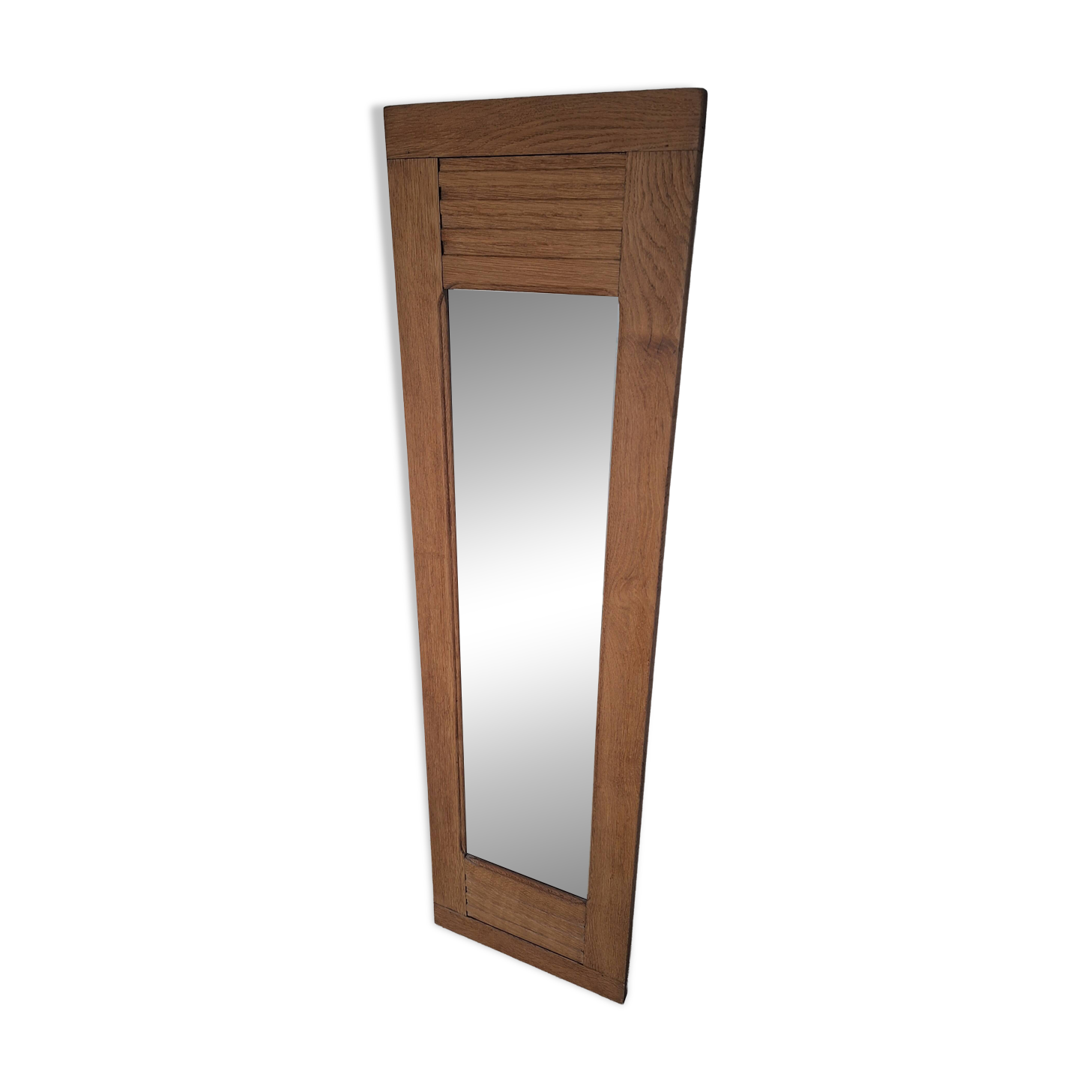 Miroir biseauté ancien bois 130 cm
