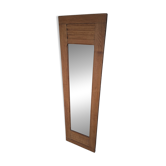 Bevelled mirror, antique wood, 130 cm