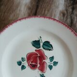 8 antique dessert plates from Digoin and Sarreguemines