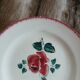 8 antique dessert plates from Digoin and Sarreguemines