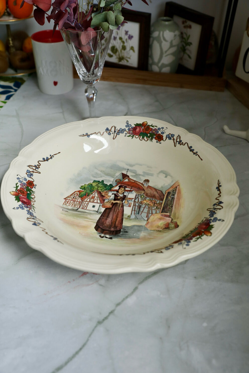 Deep plate Obernai Sarreguemines