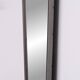Post Modern Full-Length Wall Mirror in Gold Wood and Metal, 1980s Italy