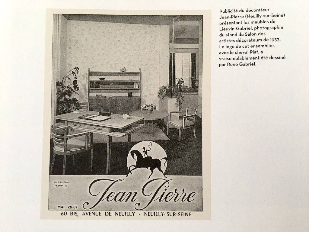 Bureau de René Gabriel, edition Lieuvin, années 1950