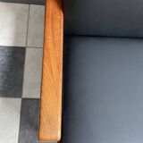 arne Wahl Iversen teak arm chair with ottoman