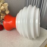 Space age opaline pendant light