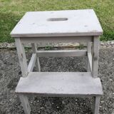 Wooden step for workshop