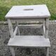 Wooden step for workshop
