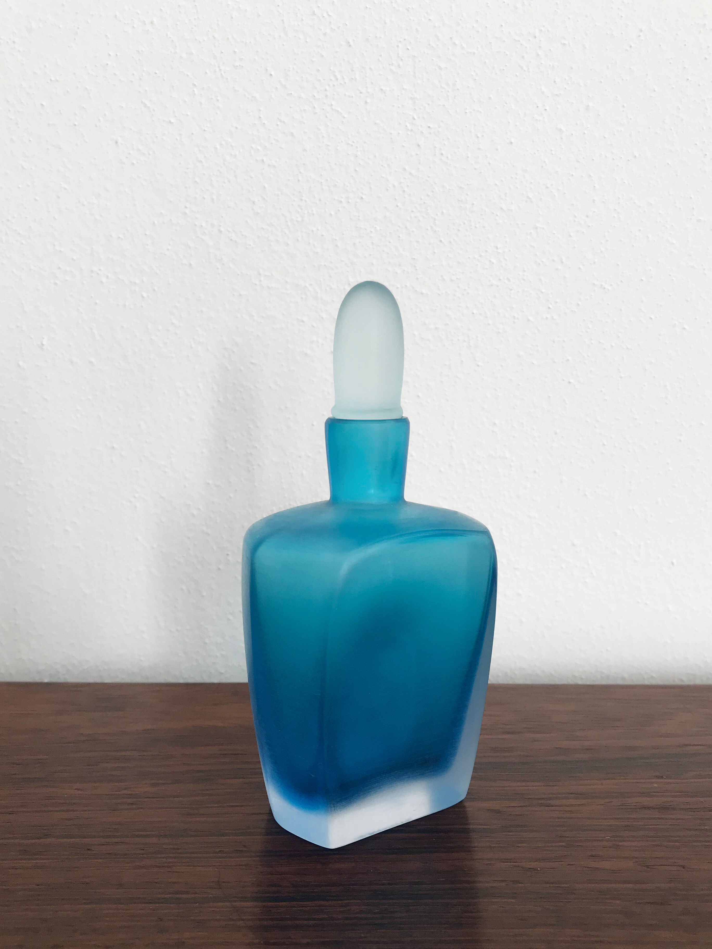 Venini Murano Italian vase bottle Velati series 1992