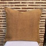 Handmade Moroccan silk cushion cover, cactus pattern