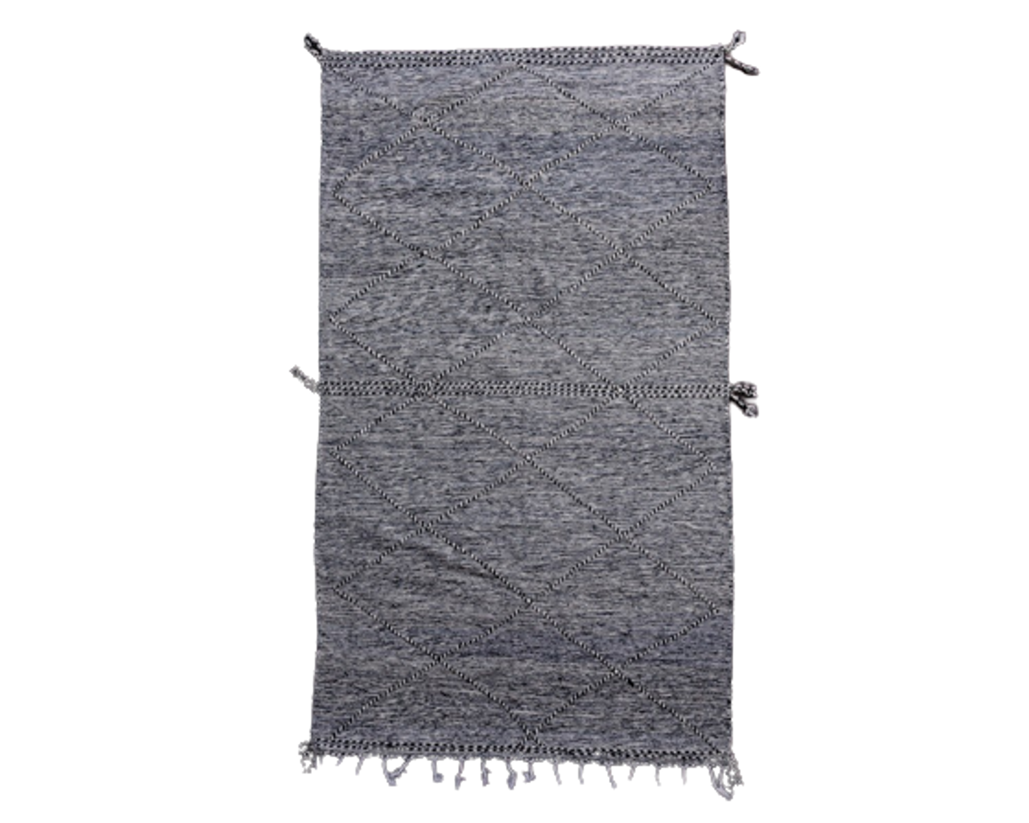 Black Berber rug zanafi 145x260 cm