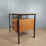 Vintage wood and iron desk