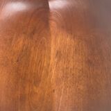 Fruit bowl, apple-shaped salad bowl in teak