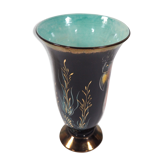 Fish decor vase