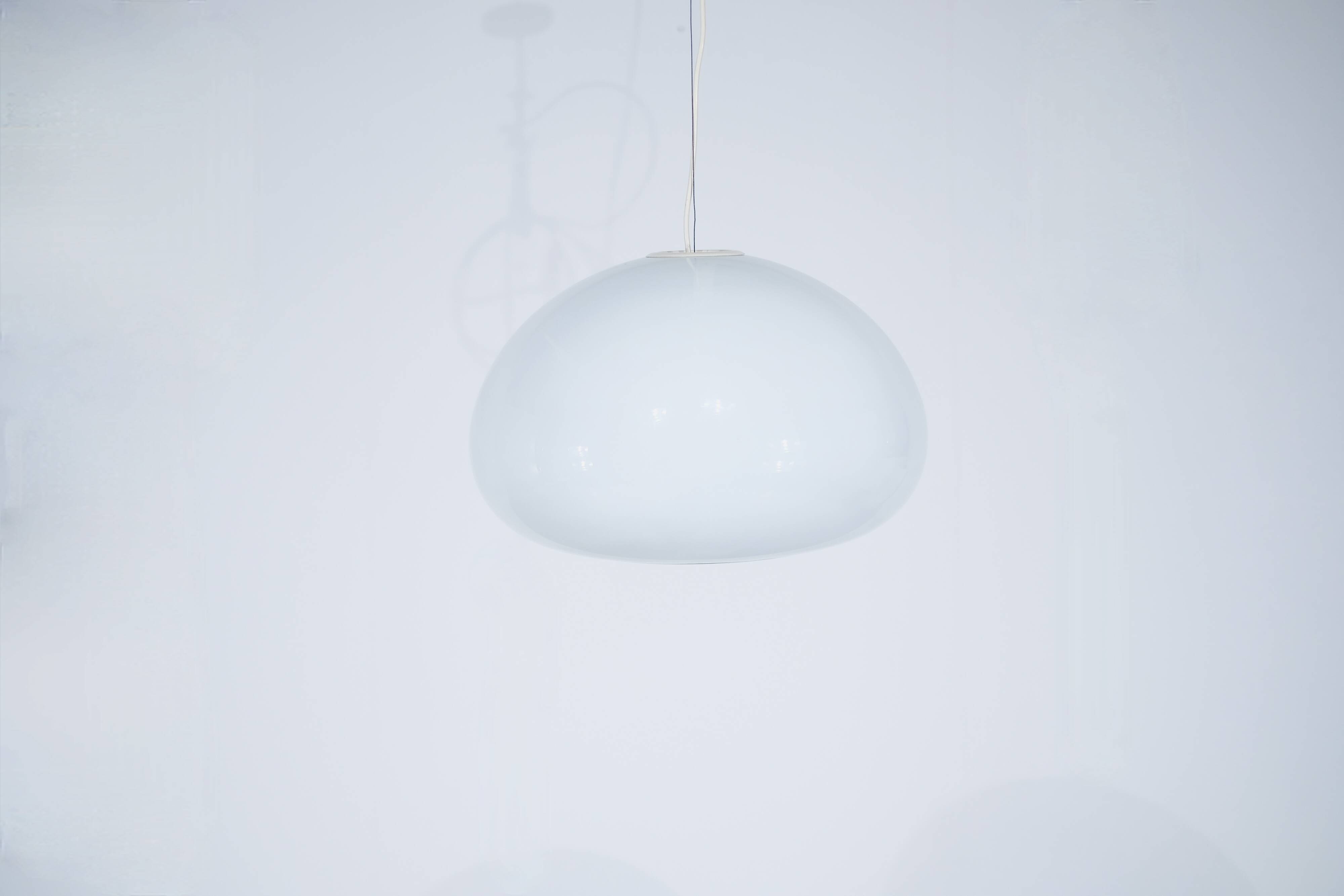 Black and White pendant light by Pier Giacomo & Achille Castiglioni for Flos - 1960s