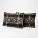 Set of 2 vintage kilim cushion covers 36x51 cm
