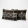 Lot de 2 housses de coussin kilim vintage 36x51 cm