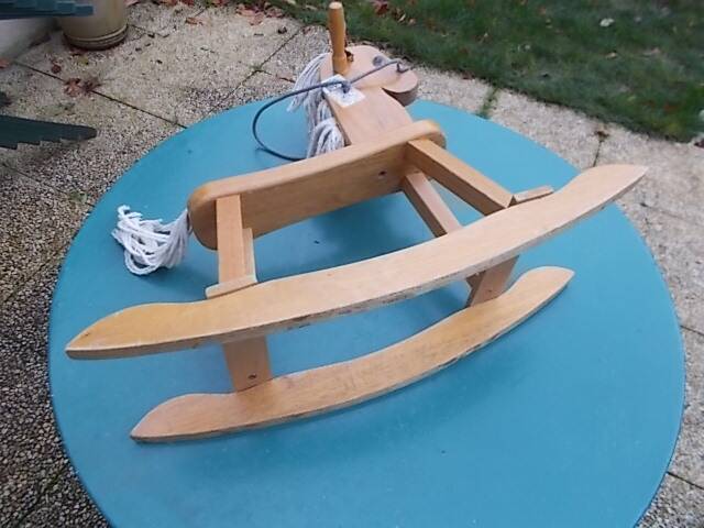 Wooden rocking horse