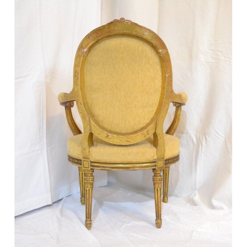 Paire de fauteuils Louis XVI
