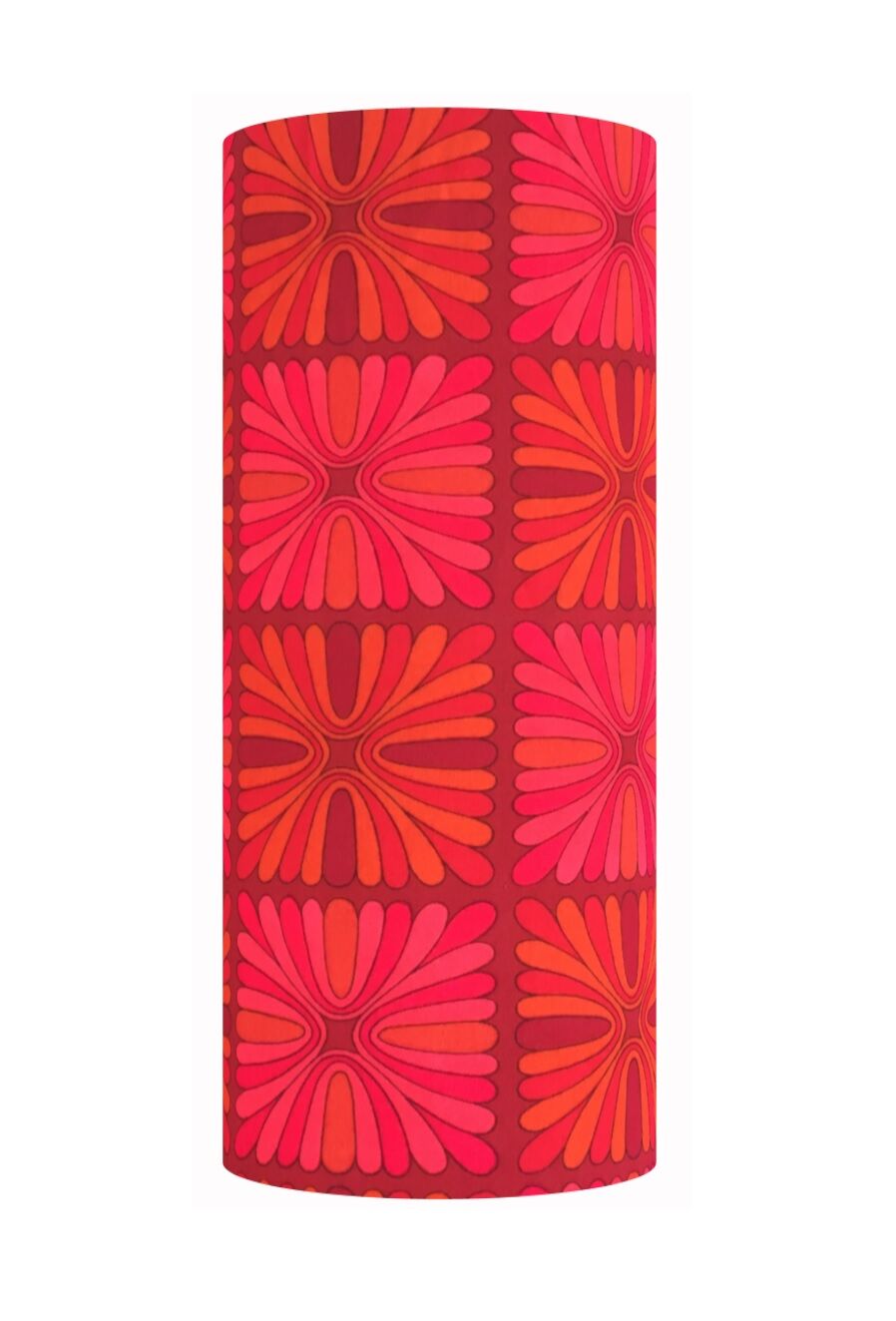 Lampshade pausa red h75 d30 vintage 70's