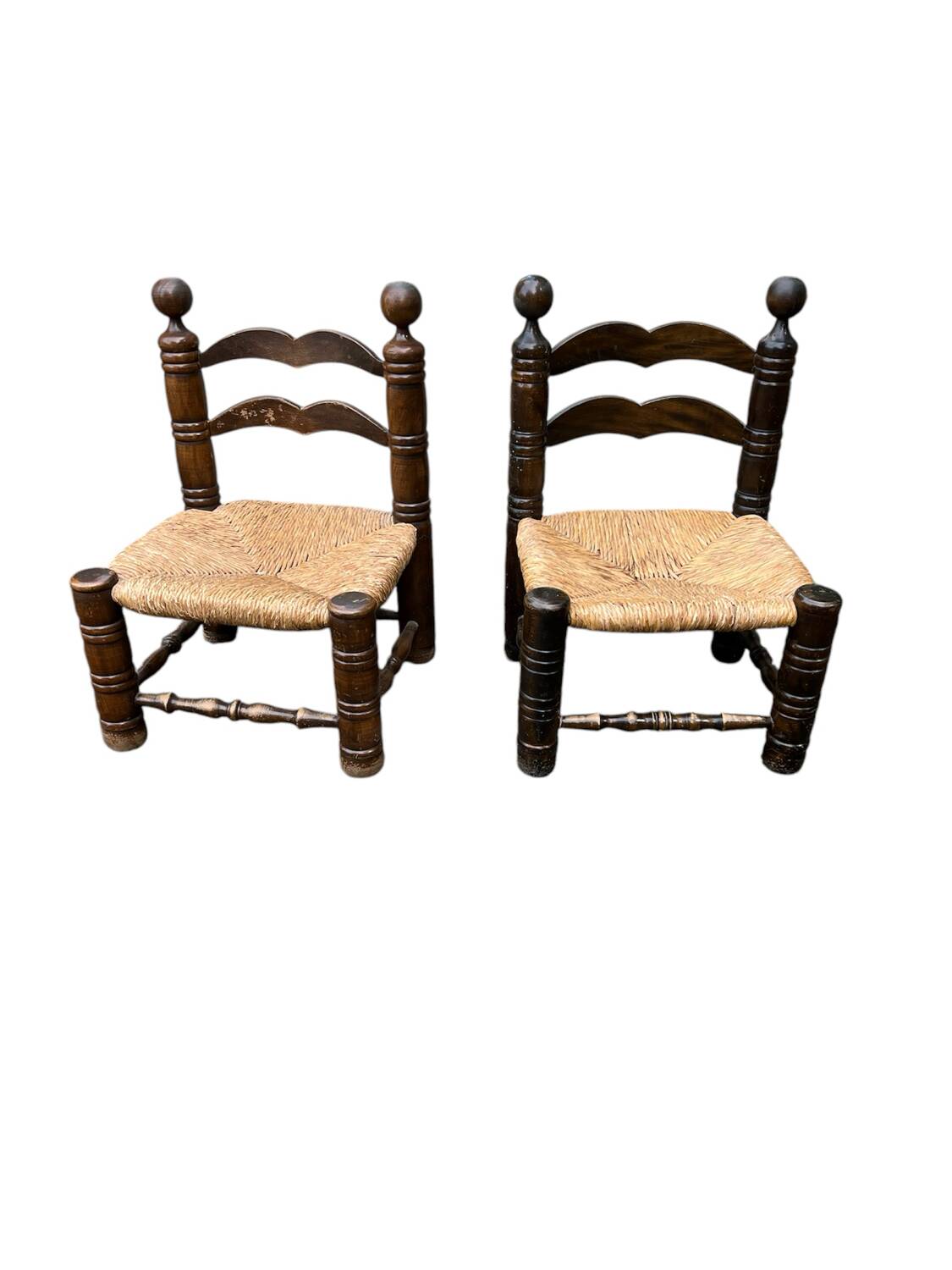 Pair of low chairs