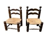 Pair of low chairs