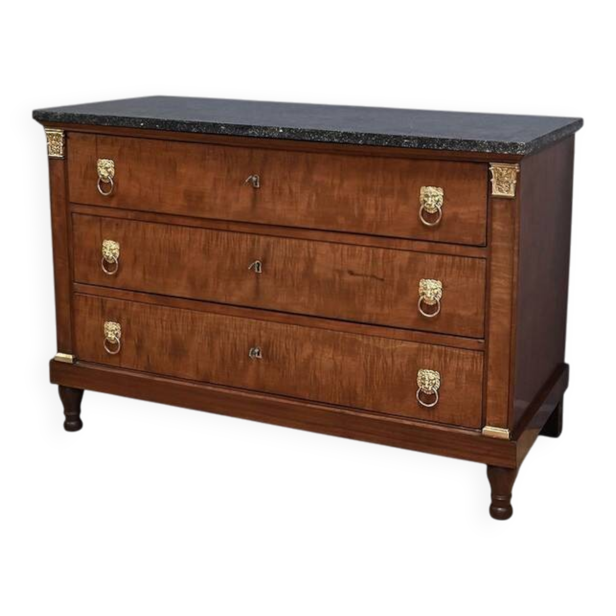 Return from Egypt chest of drawers in mahogany, Empire period – Early 19th century