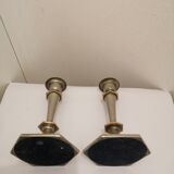 Art deco candle holders