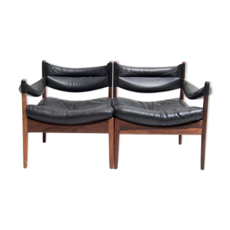 Banquette Kristian Vedel Design modèle "Modus" conçue en 1963