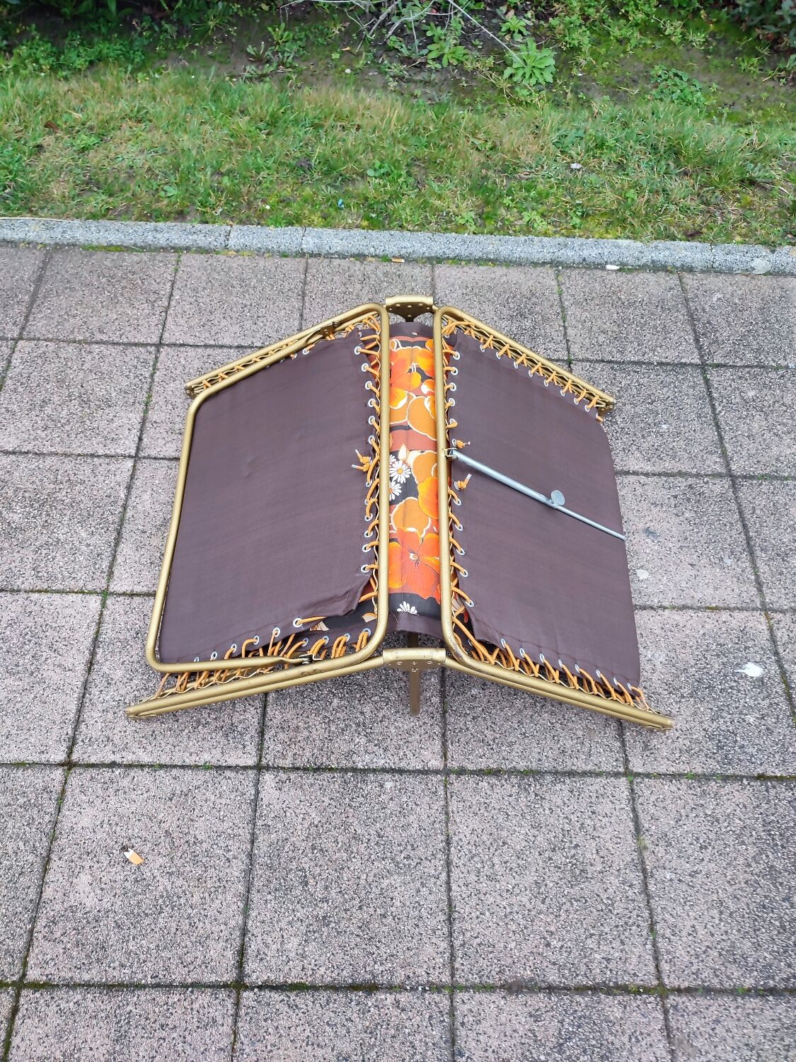 Transat chaise lit vintage Lafuma